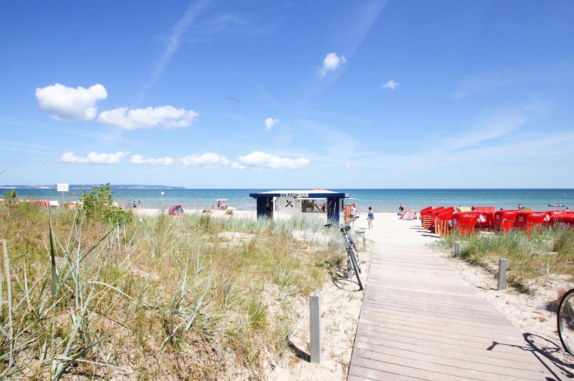 Aparthotel Ostsee Fewo 36 Balkon, Meerblick, Strand Binz Exterior photo